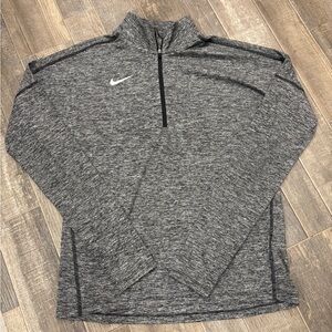 Nike Running Grey Quarter Zip Womens Small